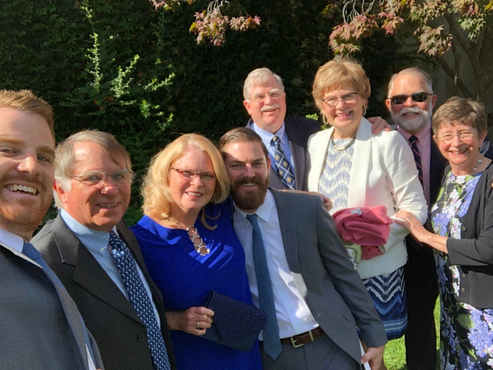 Family reunion outdoor gathering
